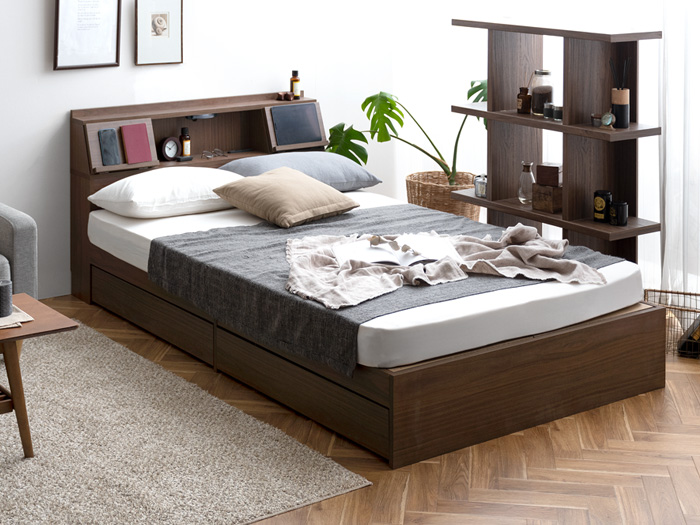 ベッドフレーム FLAP(フラップ) フレーム単体販売 ダブルサイズ | 家具