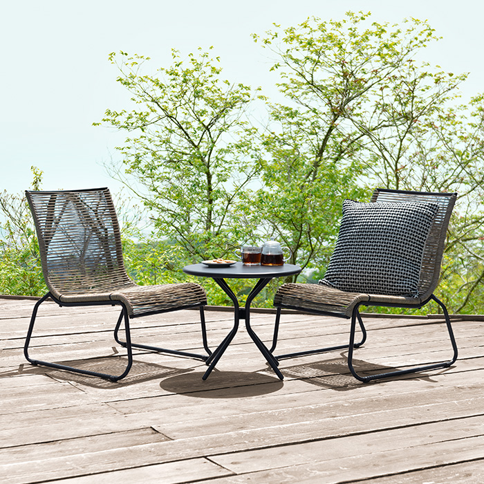 アーバンバルコニー3点セット(ガーデンチェア2脚&テーブル) | 家具