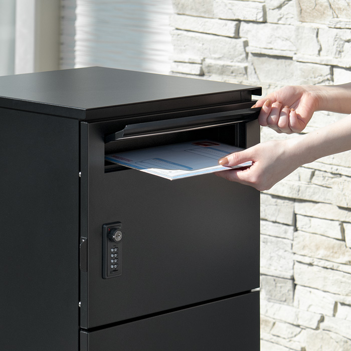 複数投函できるポスト一体型宅配ボックス Bamse(バムセ) ゼロリターン