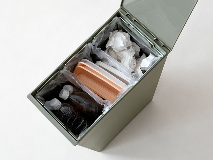 36L] シンプルゴミ箱 KCUD simple SLIM/WIDE 36L (クードシンプル