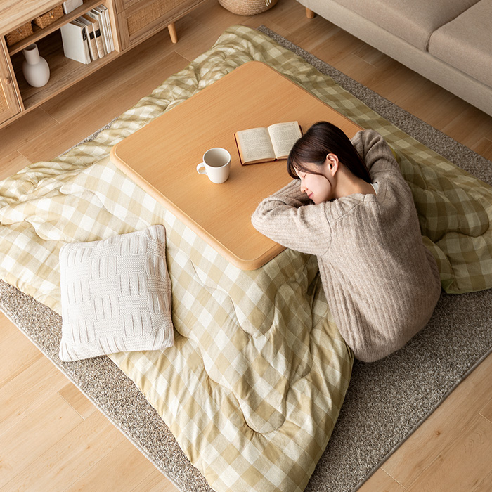 薄掛けこたつ布団Catel(カテル)正方形 190x190cm | 家具・インテリア