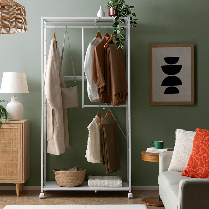 伸縮ハンガーラック Farron(ファロン) | 家具・インテリア通販 【公式