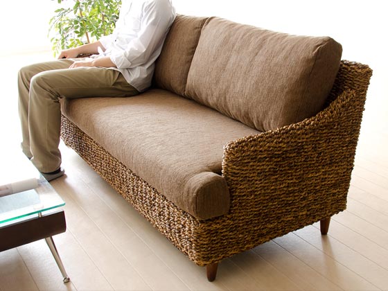 アジアン家具 1人掛けソファ バリ風リゾートデザイン Krall | 家具