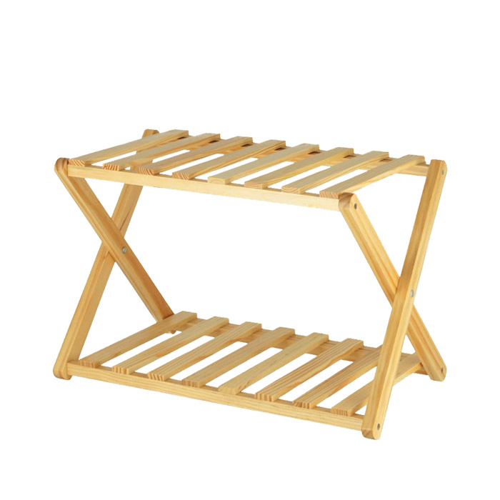 フォールディングラック 2段タイプ 折りたたみ式 | 家具・インテリア
