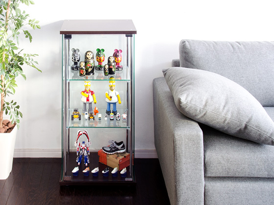 Alexis〔アレクシス〕3段背面ガラスタイプ通販 | 家具・インテリア通販