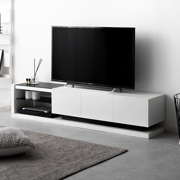 鏡面テレビボードchrome(クロム)150cm幅 | 家具・インテリア通販