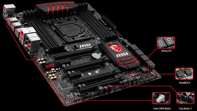 X99A GAMING 7 | MSI マザーボード Intel X99チップセット | 株式会社