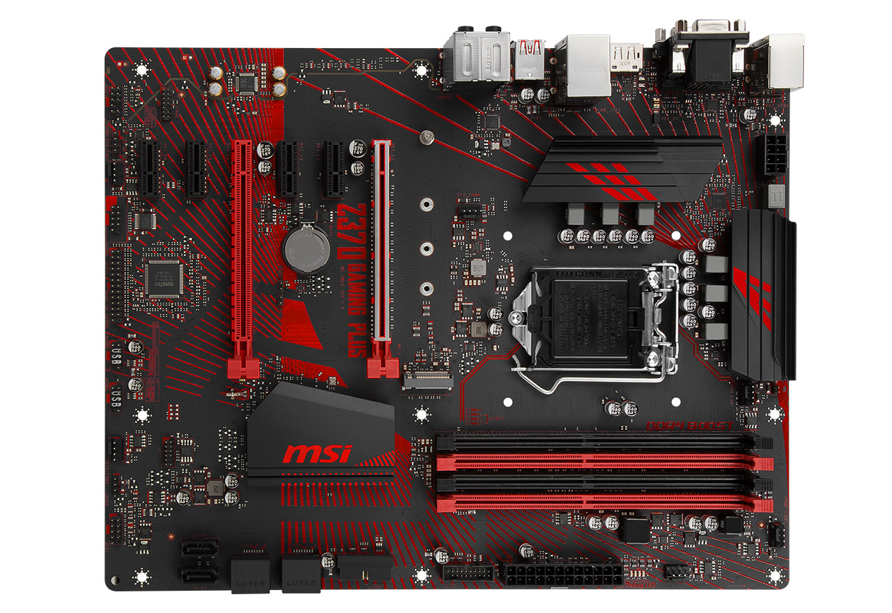 Z370 GAMING PLUS | MSI マザーボード Intel Z370チップセット | 株式