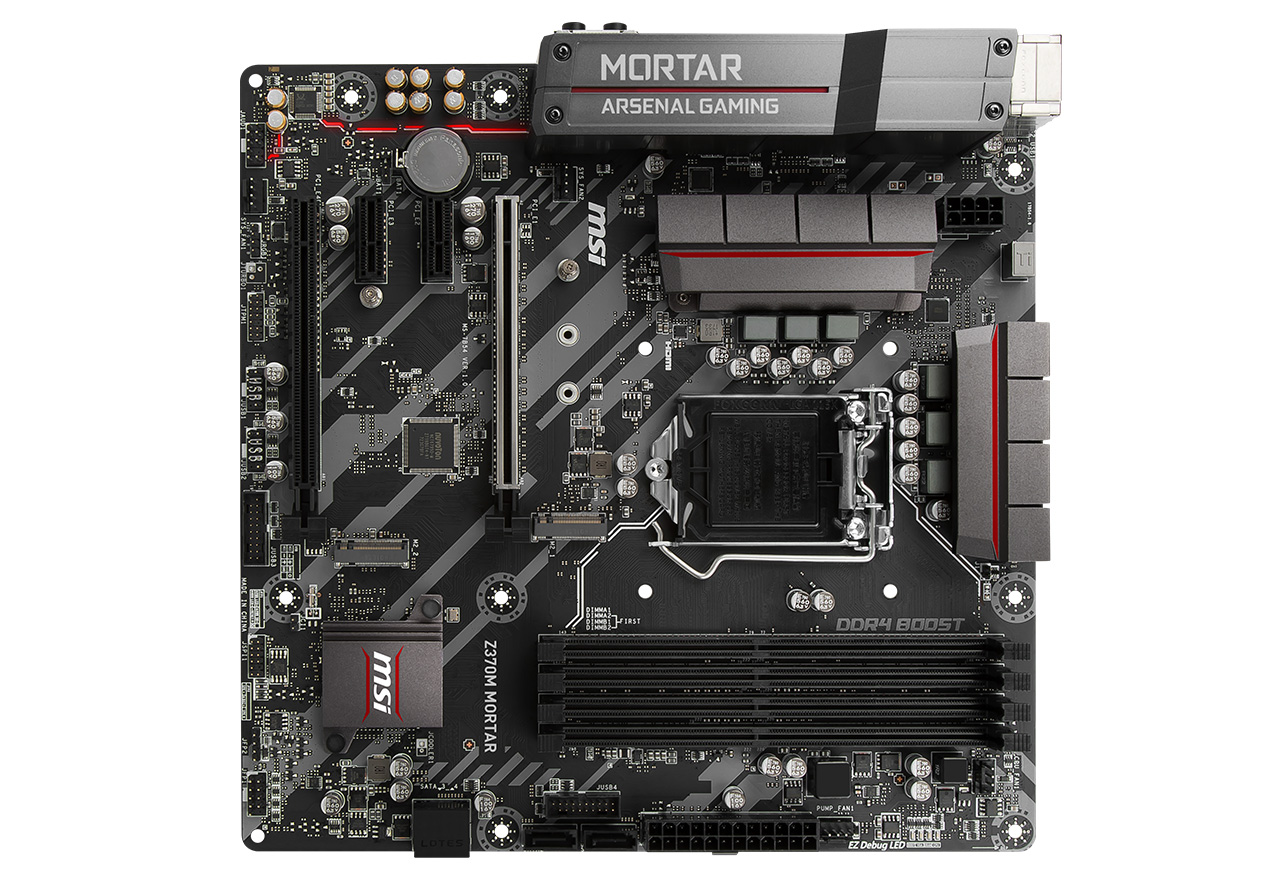Z370M MORTAR | MSI マザーボード Intel Z370チップセット | 株式会社