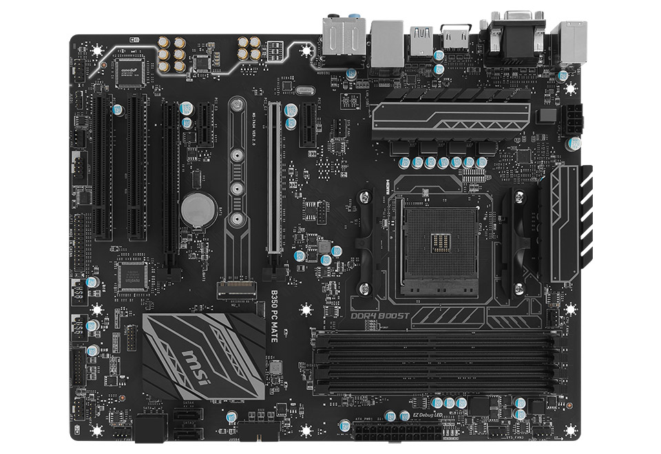 B350 PC MATE | MSI マザーボード AMD B350チップセット | 株式会社アスク