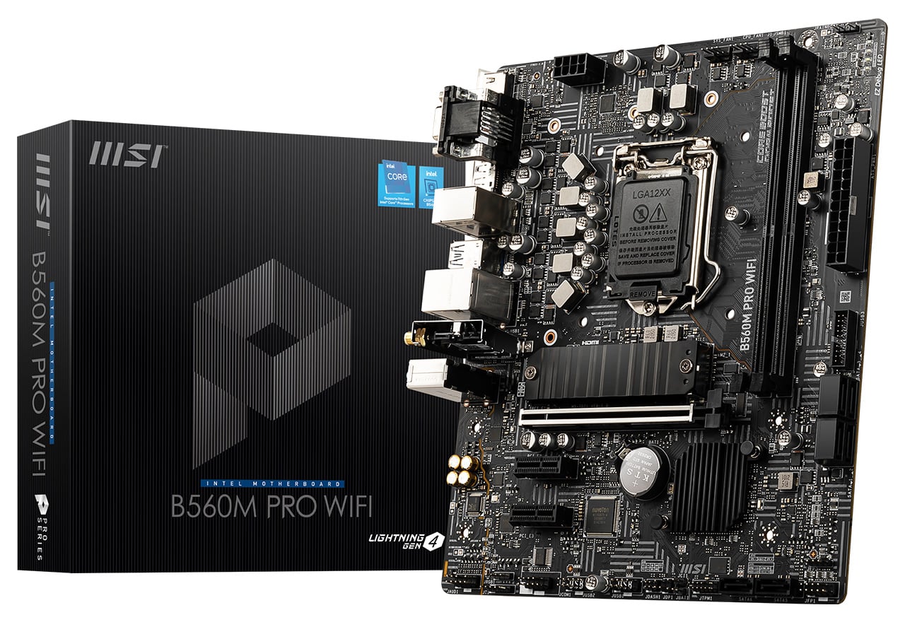 B560M PRO WIFI | MSI マザーボード Intel B560チップセット | 株式