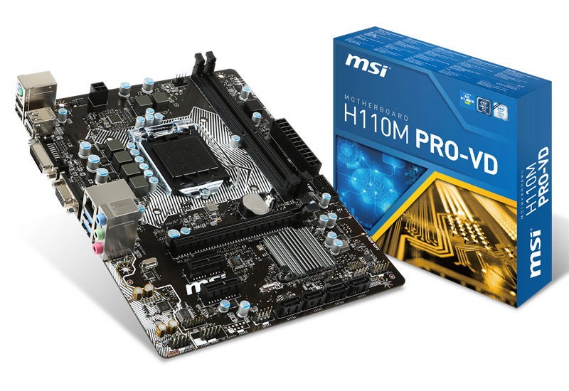 H110M PRO-VD | MSI マザーボード Intel H110チップセット | 株式会社