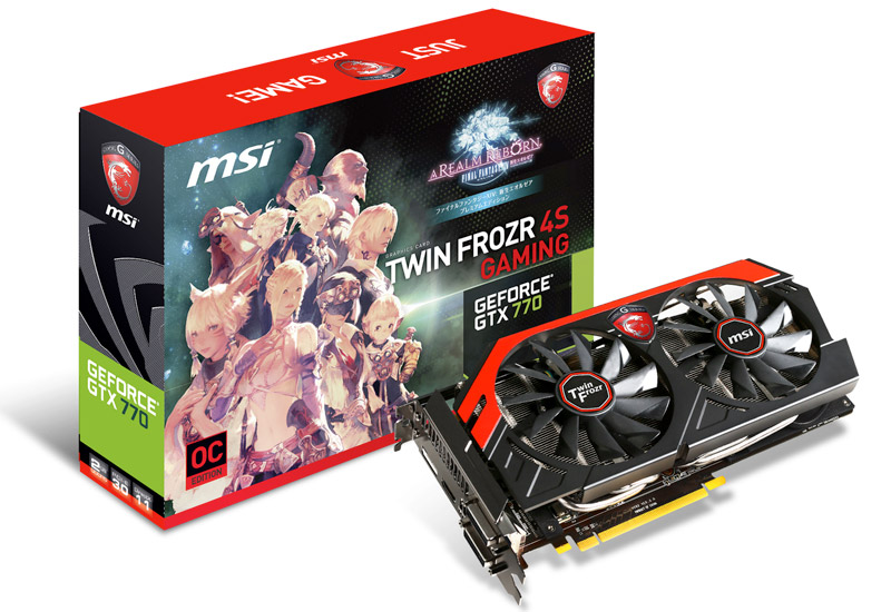N770GTX Twin Frozr 4S OC FFXIV | MSI グラフィックボード GeForce