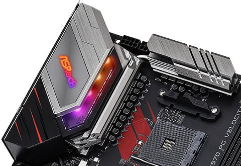 X570 PG Velocita | ASRock マザーボード AMD X570チップセット | 株式