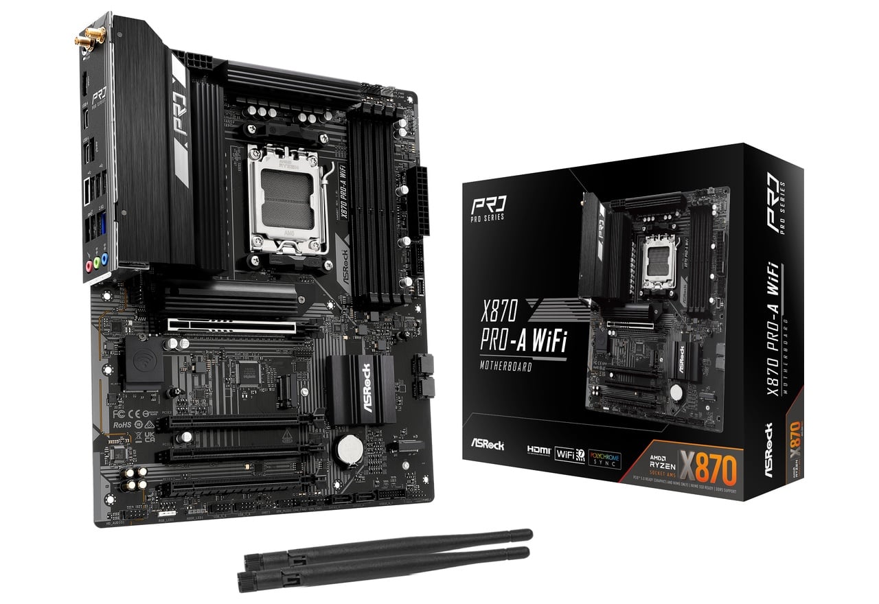 X870 Pro-A WiFi | ASRock マザーボード AMD X870E/X870チップセット
