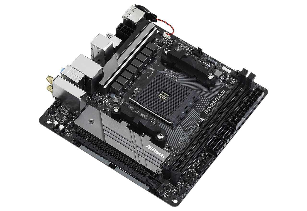 B550M-ITX/ac | ASRock マザーボード AMD B550チップセット | 株式会社