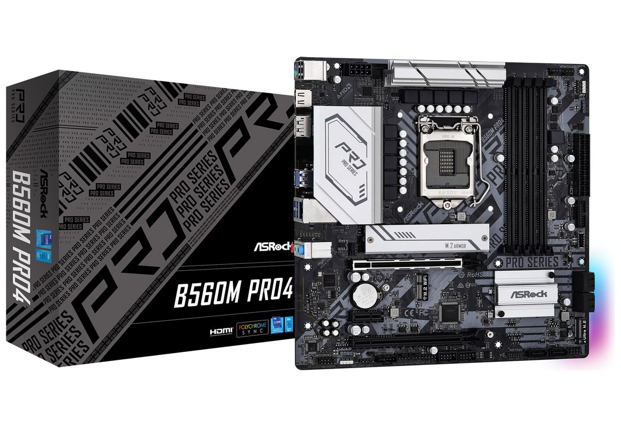B560M Pro4 | ASRock マザーボード Intel B560チップセット | 株式会社