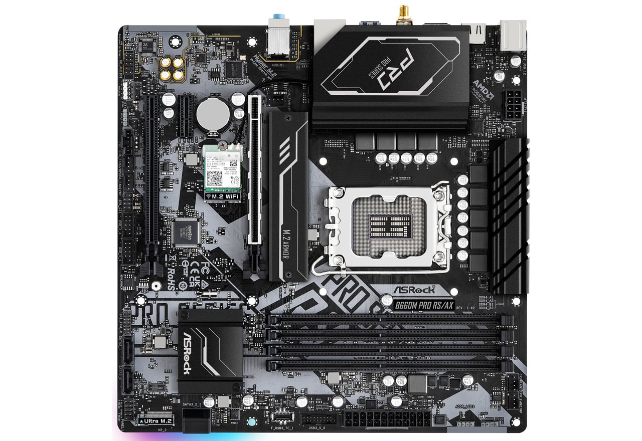 B660M Pro RS/ax | ASRock マザーボード Intel B660チップセット