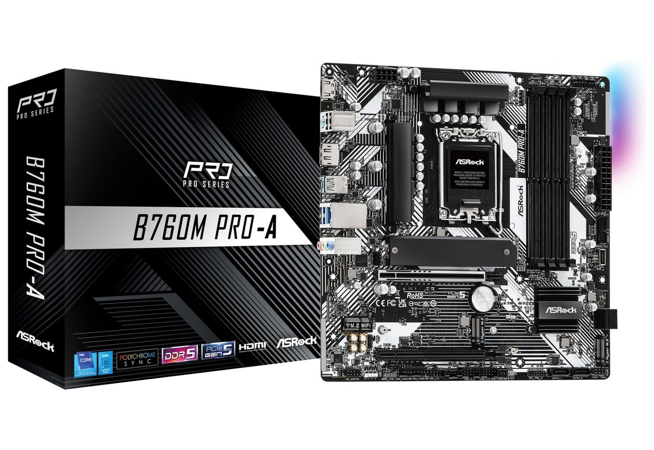 B760M Pro-A | ASRock マザーボード Intel B760チップセット | 株式