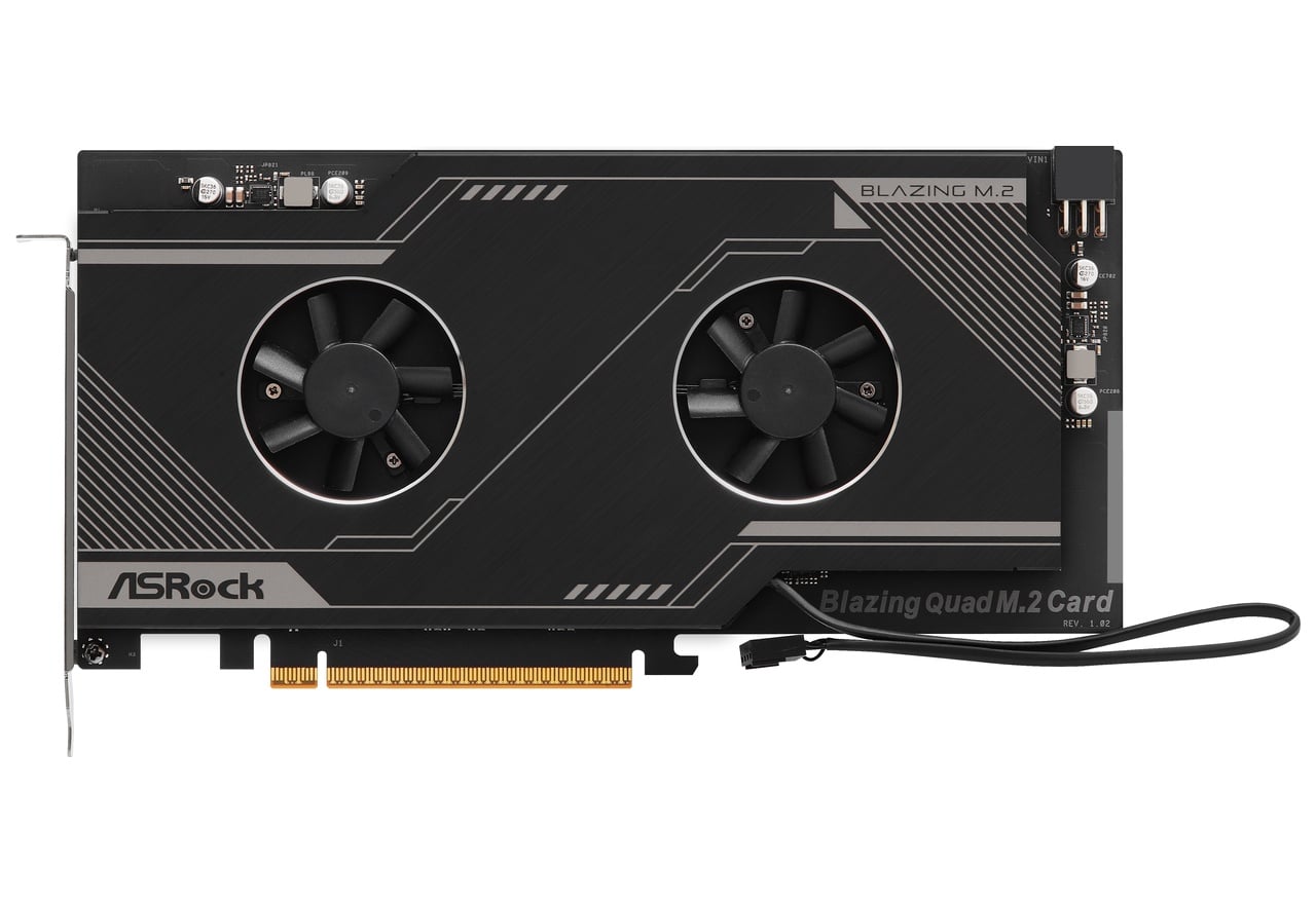 Blazing Quad M.2 Card | ASRock 拡張カード | 株式会社アスク