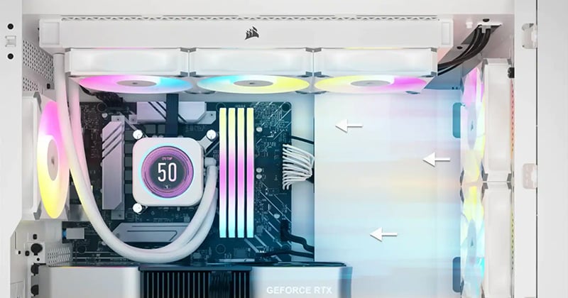 iCUE 5000D RGB Airflowシリーズ | CORSAIR ミドルタワー型PCケース