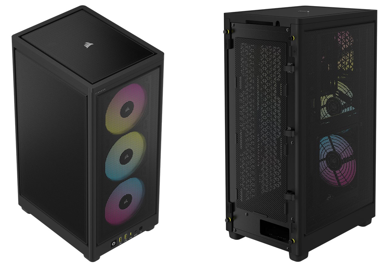 iCUE 2000D RGB AIRFLOWシリーズ | CORSAIR ミニタワー型PCケース