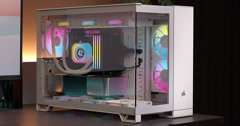 iCUE LINK 2500X RGBシリーズ | CORSAIR ミニタワー型PCケース | 株式