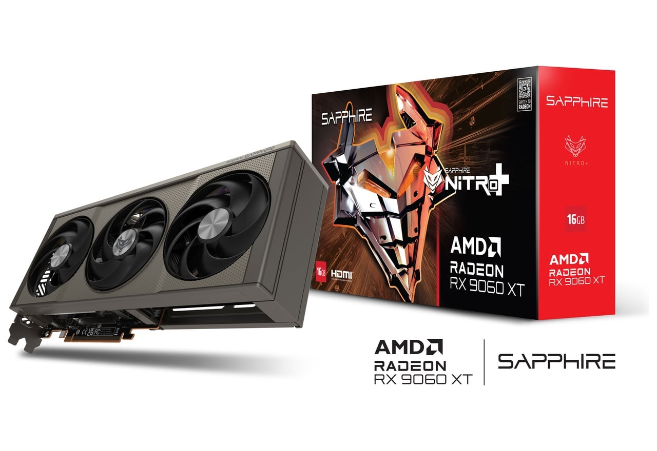 SAPPHIRE NITRO+ Radeon RX 9060 XT GAMING OC 16GB | SAPPHIRE