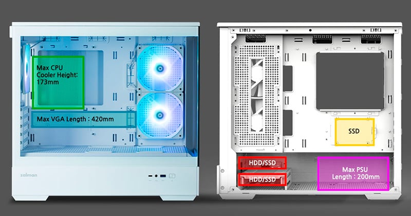 P30 V2シリーズ | ZALMAN ミニタワー型PCケース | 株式会社アスク