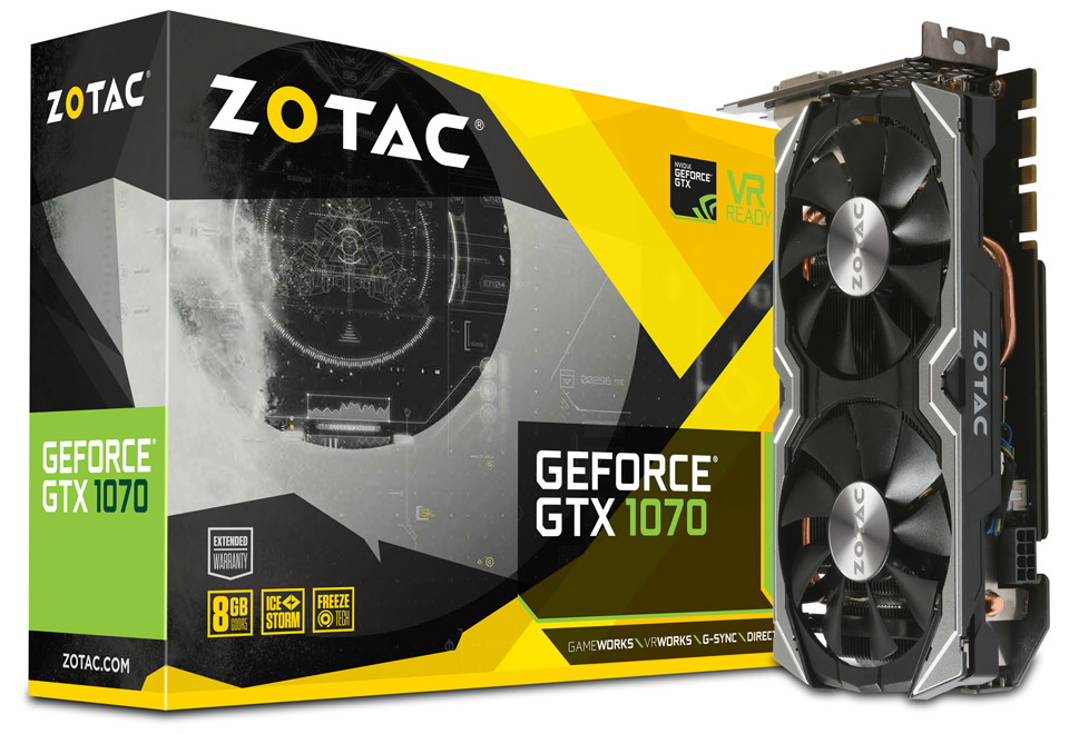 ZOTAC GeForce GTX 1070 Mini | ZOTAC NVIDIA グラフィックボード