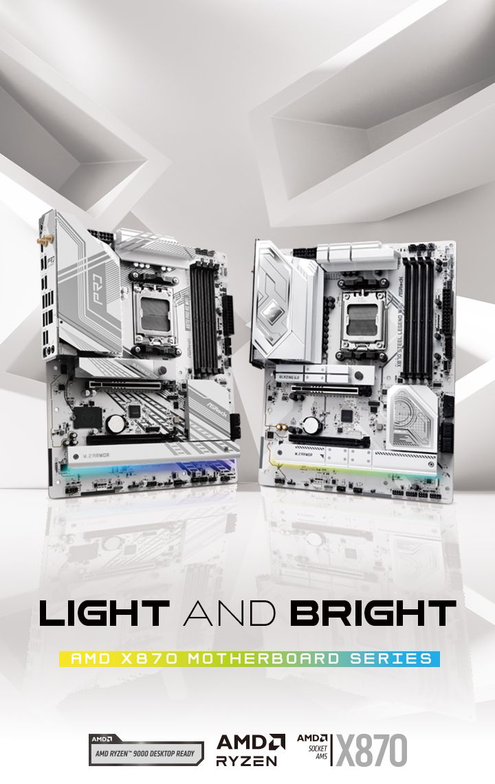 ASRock X870E / X870 Motherboards