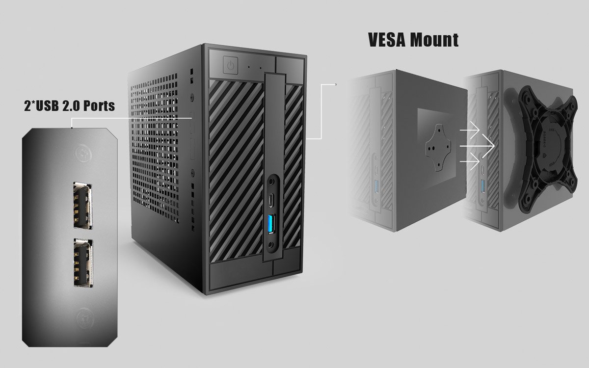 【OS付】ASRock DeskMini 110 Pentium G4600 ASRock > DeskMini 110 Series