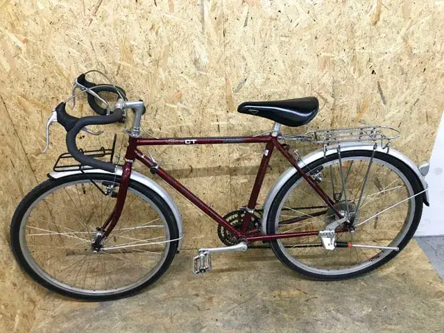 神奈川県 相模原市にて Panasonic VIATORE CT ランドナー クロモリ