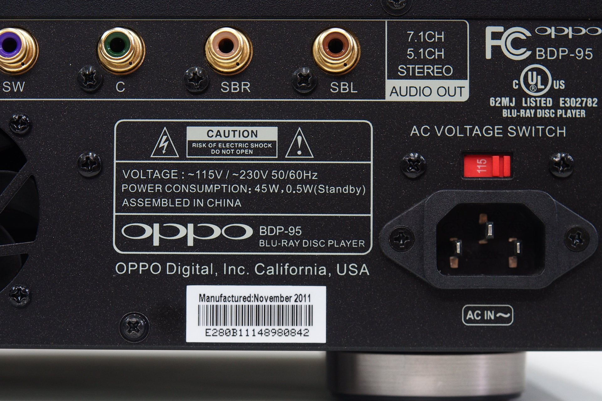 アバックWEB-SHOP / 【中古】OPPO BDP-95【コード01-09357】ブルーレイ