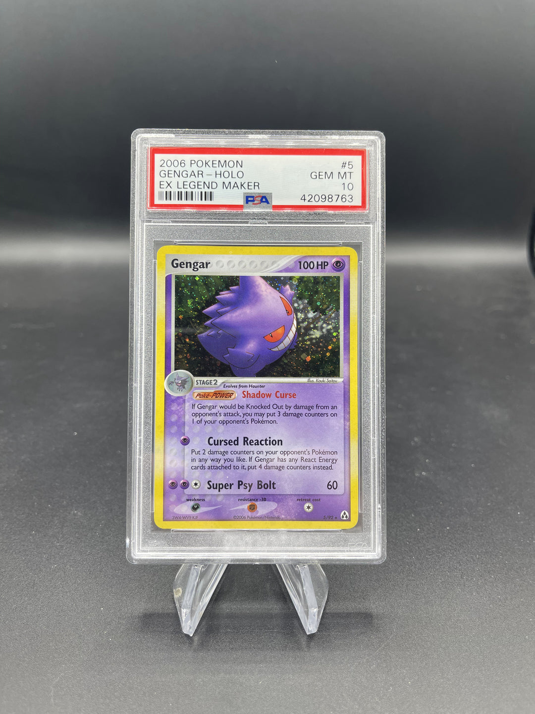 PSA 10 Gengar Holo - EX Legend Maker - 5 – Average Ape
