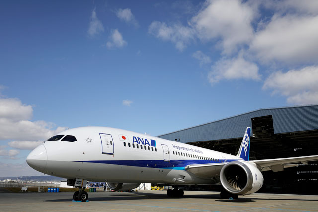 ANAの787初号機、3/1も運航 羽田－ソウルがトリトンブルー塗装最後に
