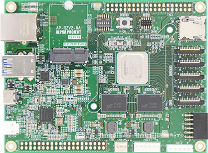 RZ/V2H搭載DRP内蔵CPUボード AP-RZV2-0A 製品情報