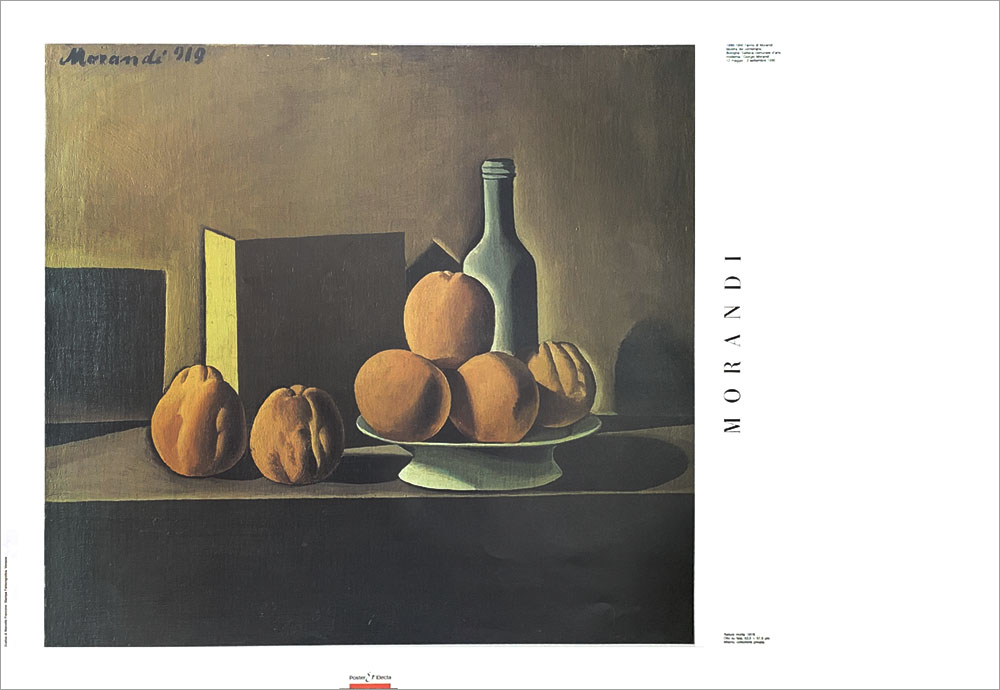 ジョルジョ・モランディ ポスター Natura morta(1919) |アート