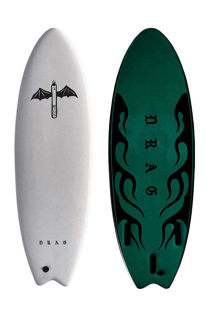 DRAG SOFTIES Dart 5'6 Thruster. Designed for beginners through to