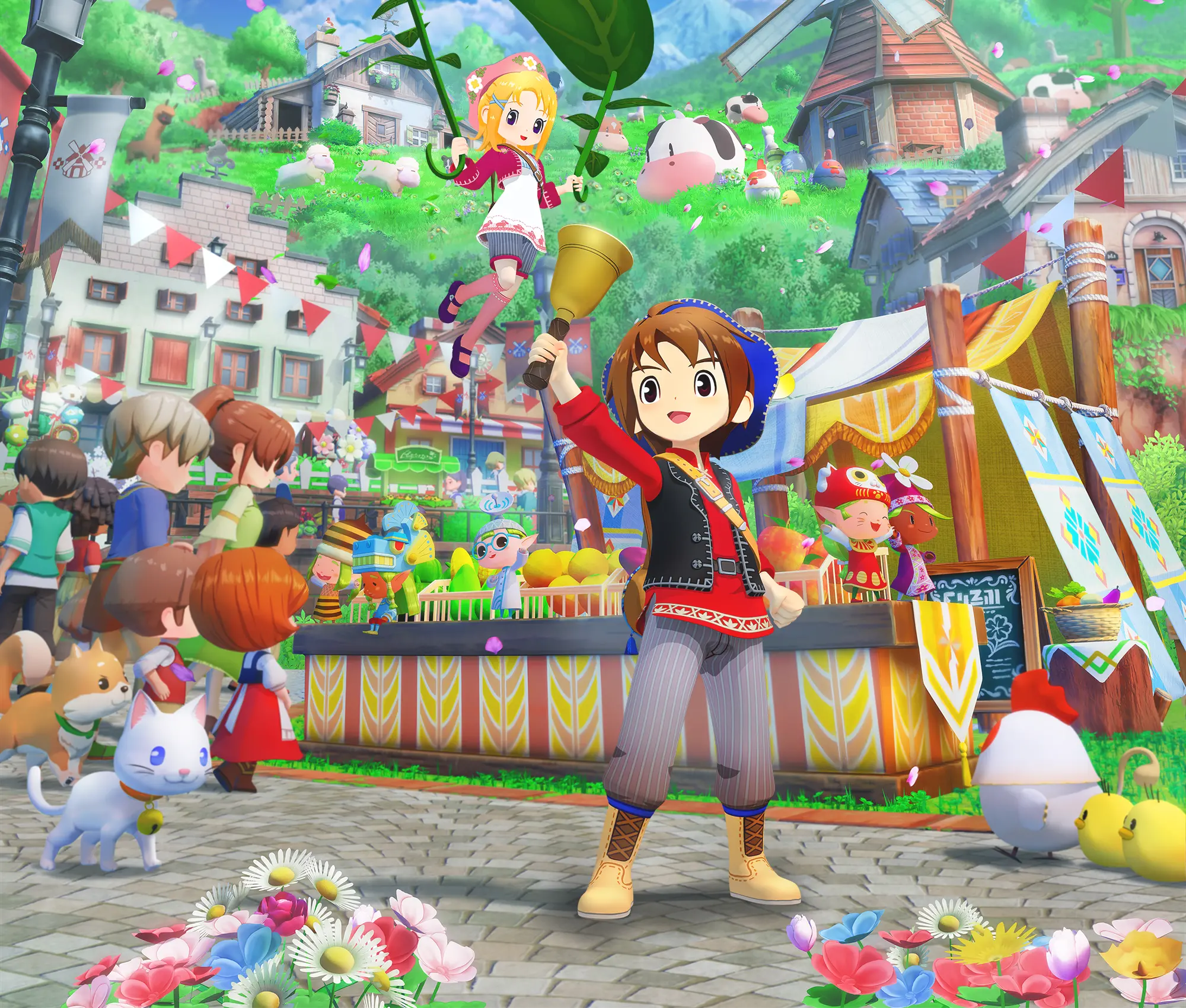牧場物語 Let's！風のグランドバザール 公式サイト｜マーベラス