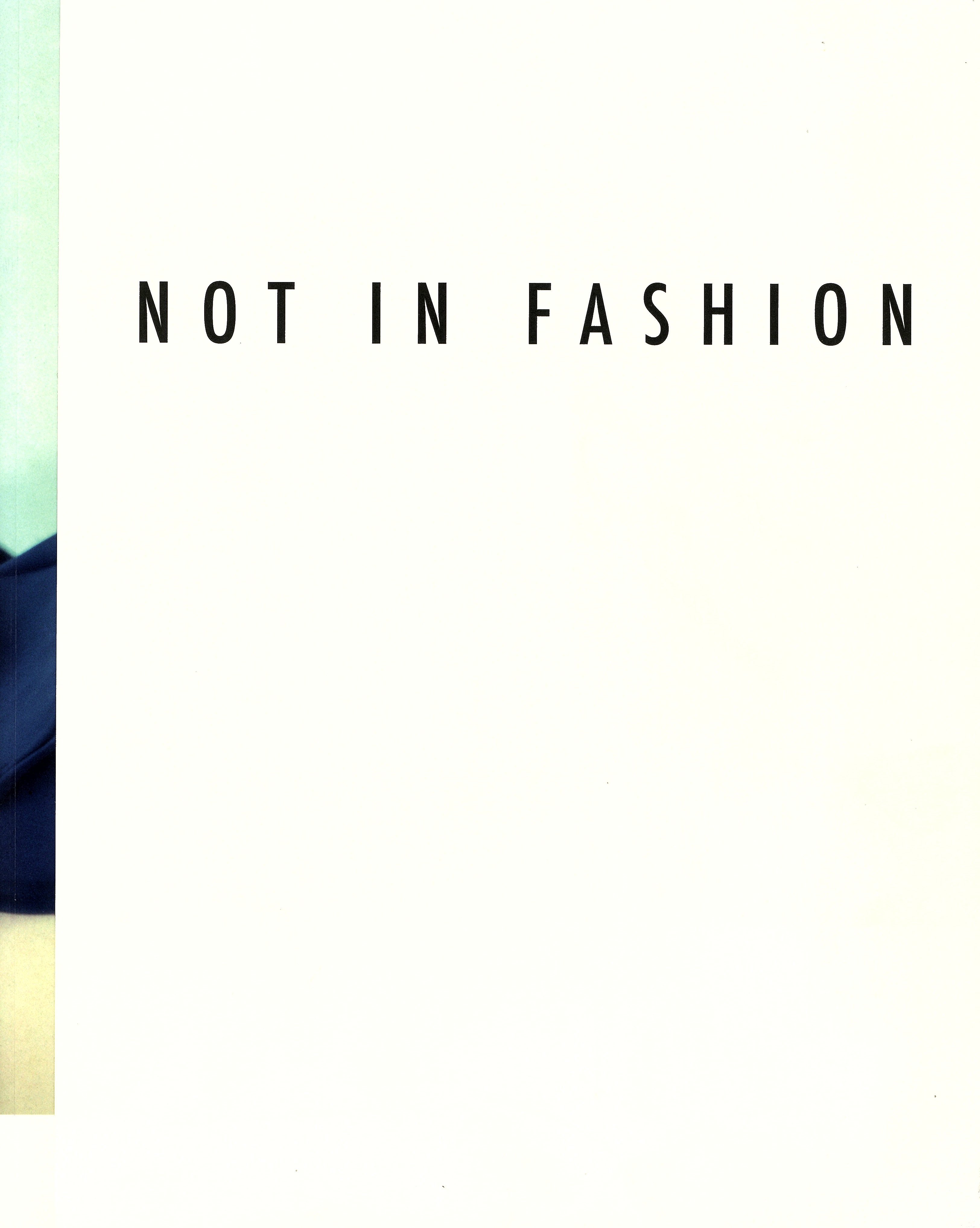 NOT IN FASHION: PHOTOGRAPHY AND FASHION IN 90S / Mark Borthwick