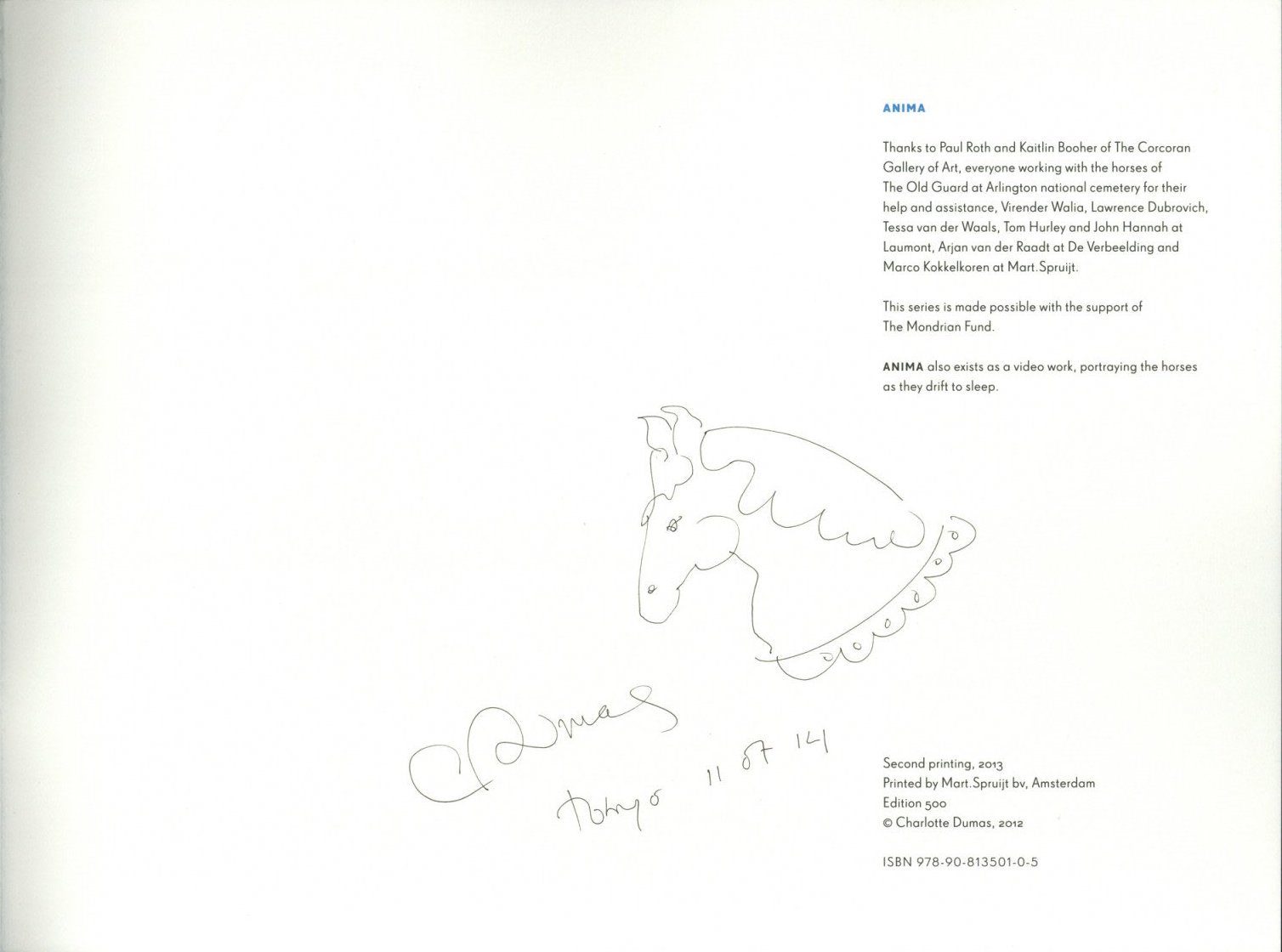 ANIMA / Charlotte Dumas | 小宮山書店 KOMIYAMA TOKYO | 神保町 古書