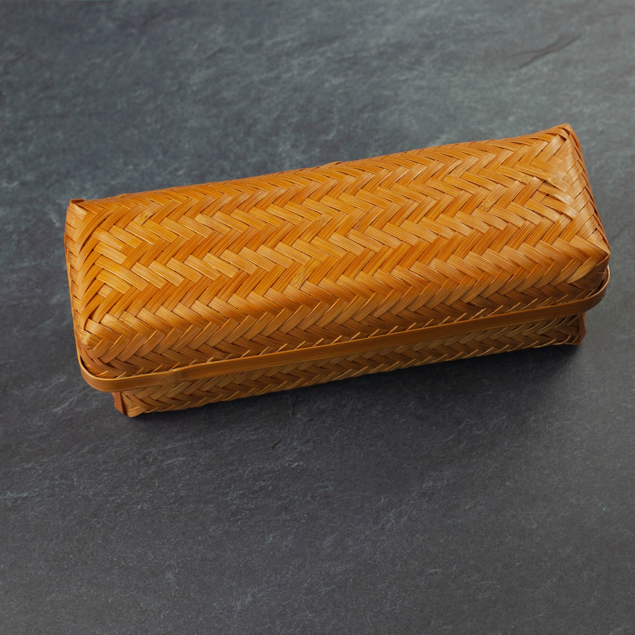 竹製弁当箱 網代編み スリム | すす竹 手作り 日本製 | Bento&co