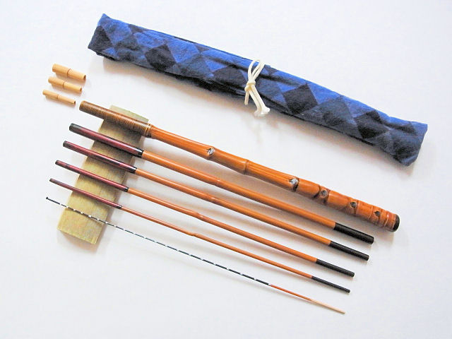 タナゴ、小鮒用和竿（矢竹）