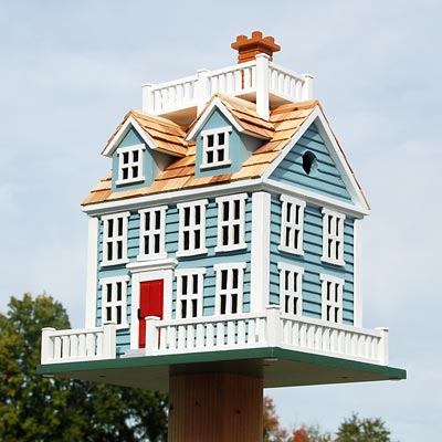 Home Bazaar Nantucket Colonial Bird House at BestNest.com