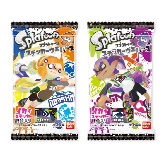 スプラトゥーン ステッカーウエハース｜発売日：2016年8月16日
