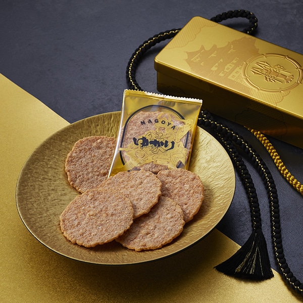 ゆかり黄金缶 18枚入: ゆかり｜坂角総本舖（えびせんべい ゆかり）