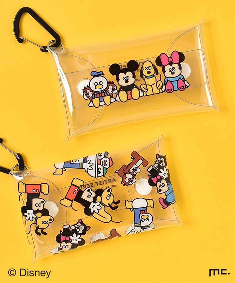 ディズニー 松本セイジクリアマルチケース ポーチ 携帯小物 小物入れ