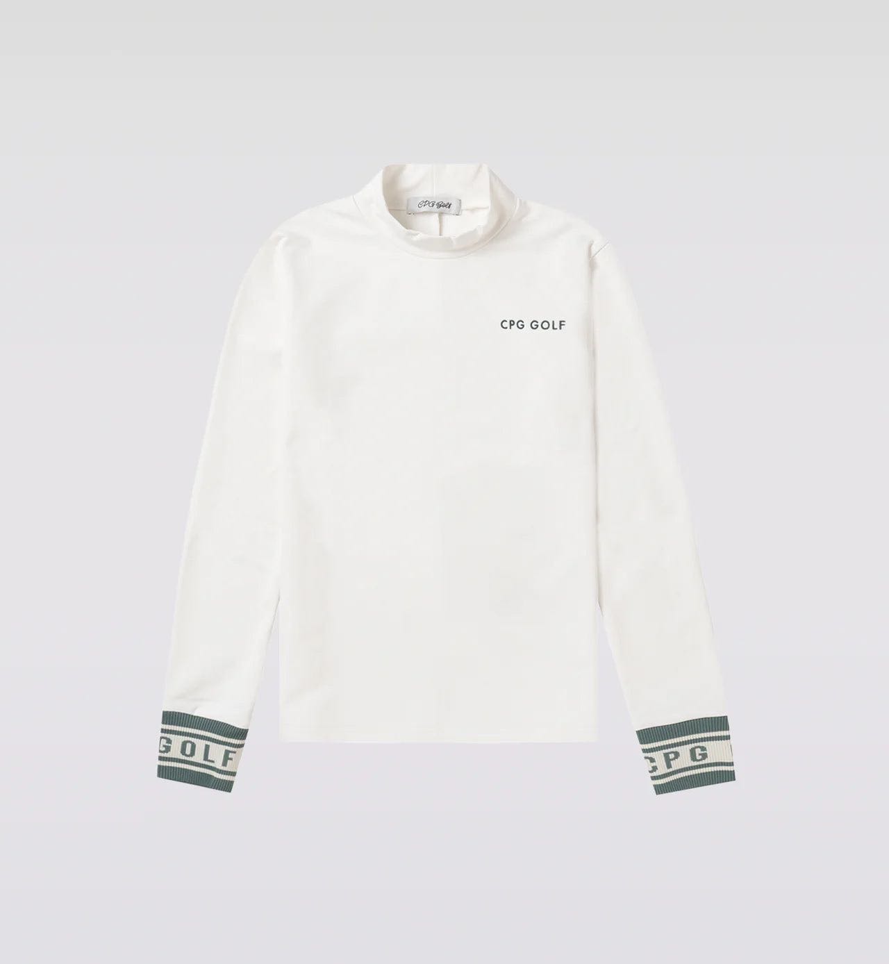 CPG GOLF シーピージーゴルフ RIB LOGO MOCK NECK LS モックネック