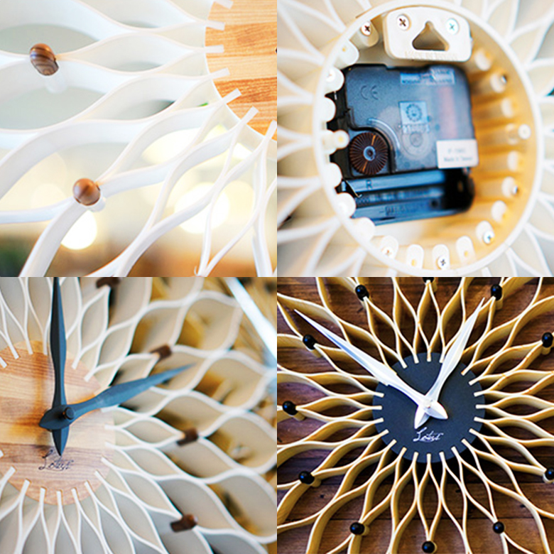 壁掛け時計ルファール Luffard CL-9903 ステップムーブメント